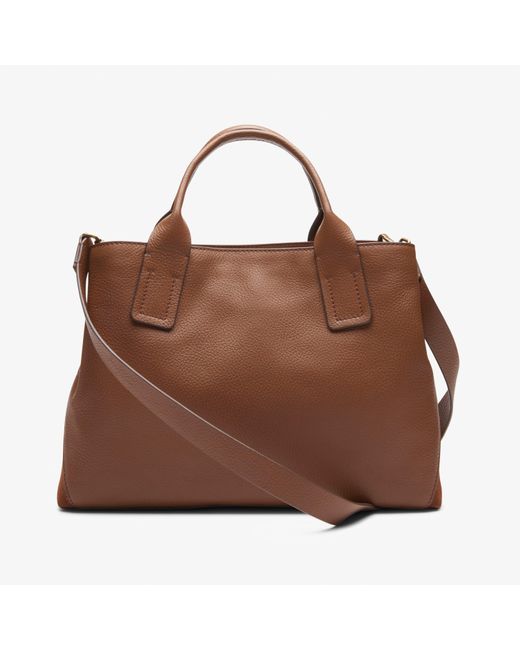 Clarks Brown The Pimsey Lrg Tan Bags