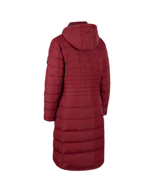 Trespass Red Ladies Bitsy Down Jacket (Dark Cherry)