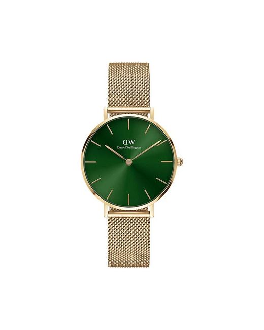 Daniel Wellington Green Dw00100480 Ladies Petite Emerlad 32Mm Watch
