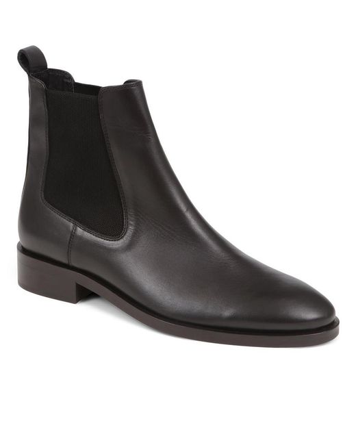 Jones Bootmaker Black Forget-Me-Not Pointed Toe Chelsea Boots