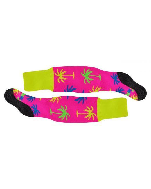 Hingly Pink Hockey Socks With Colourful Cool Funny Funky Designs