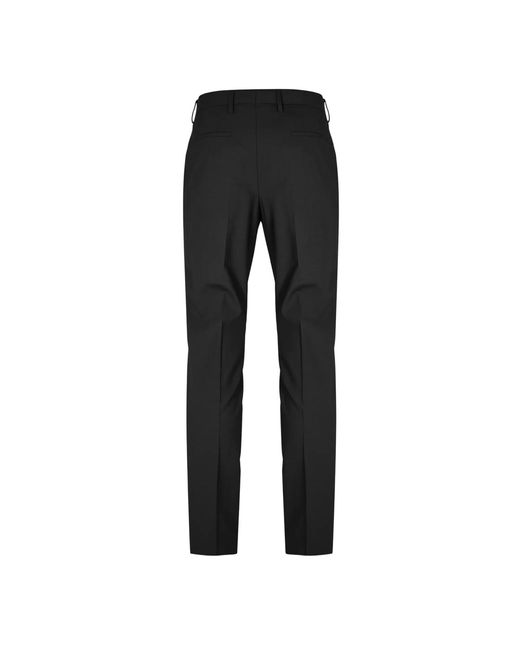 Boss Black Patterned Straight Chinos for men