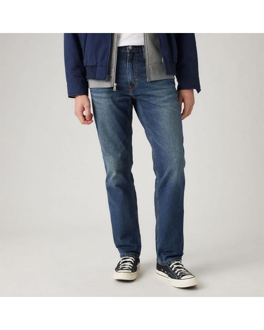 Levi's Blue Levi's Mid Rise Tapered Fit Five Pocket Jeans for men