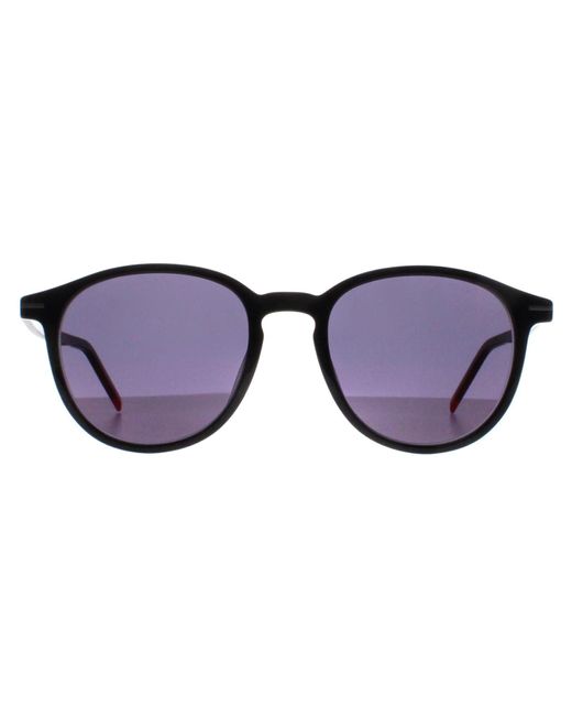 HUGO By Boss Hg 1169/s Oit Ao Zwart Rood Spiegel Zonnebril in het Purple voor heren