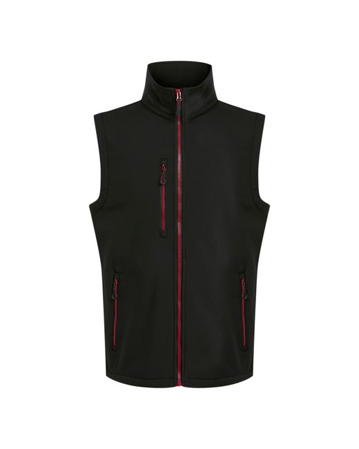 Regatta Black Navigate Softshell 2 Layer Body Warmer /Classic) for men