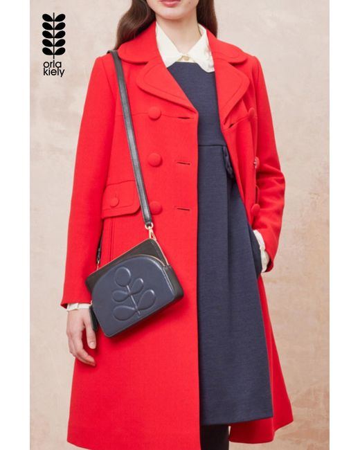 Orla Kiely Black Portia East Crossbody