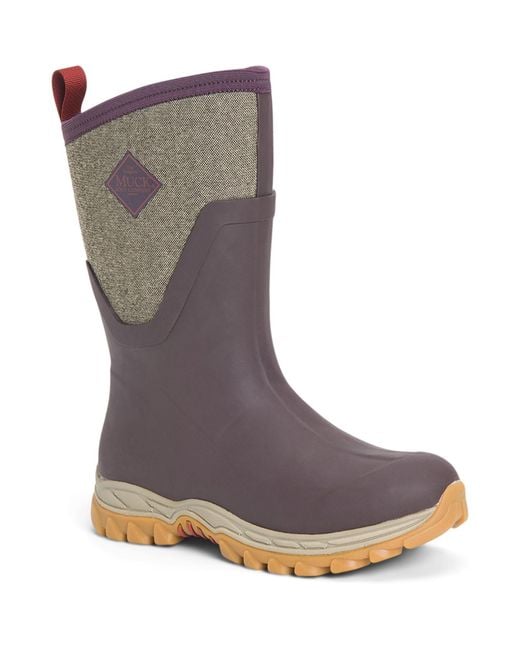 Muck Boot Brown Arctic Sport Mid Wellingtons