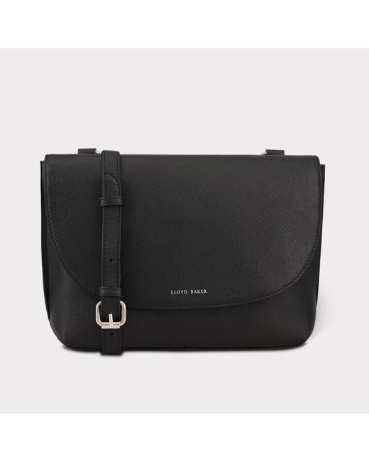 Lloyd Baker Black Lyna Leather Cross Body Bag