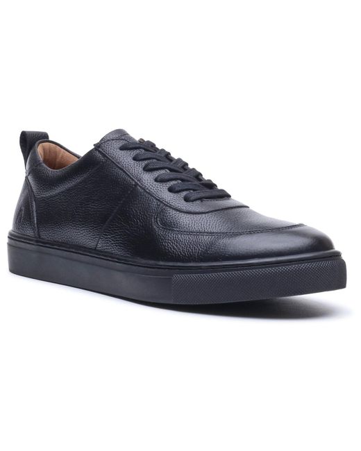 Hush Puppies Blue Ciro Leather Trainers for men