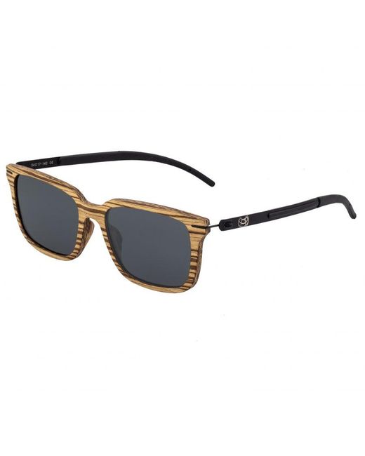Earth Wood Black Doumia Polarized Sunglasses