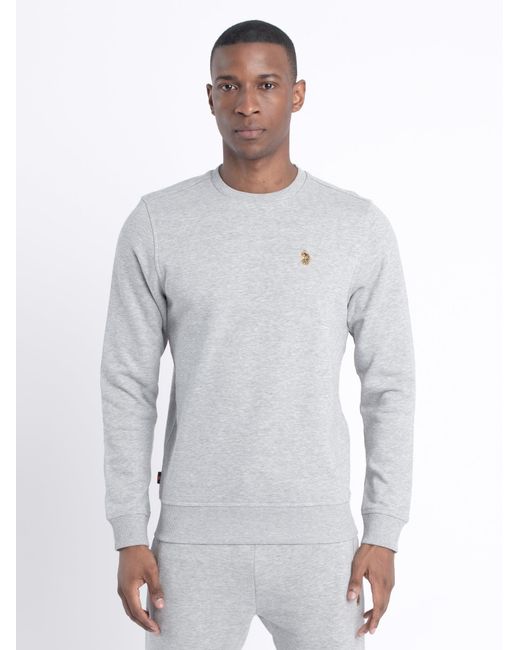 Luke 1977 White London Crew Neck Sweatshirt for men
