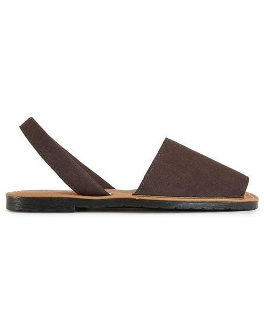 V.Gan Brown Vegan Rambu Menorcan Sandals