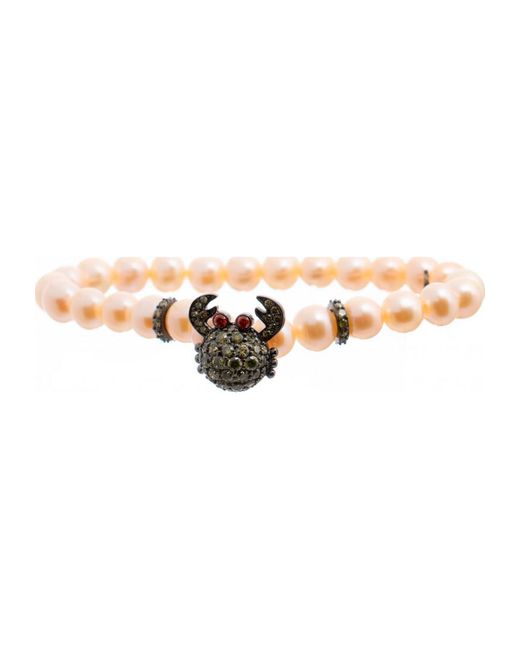 Lancaster Metallic Jla-Br-Crab-3-Pe Ladies Bracelet