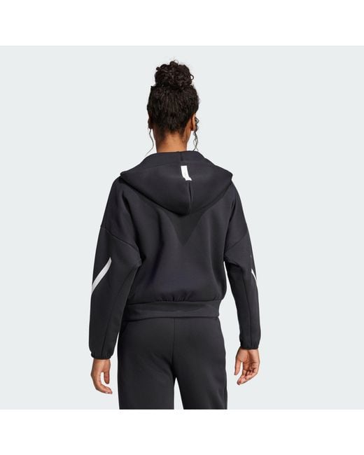 Adidas Blue Z.N.E. Full-Zip Hoodie