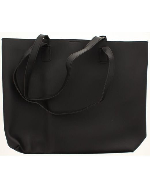 Wynsors Black Large Tote Bag Gracie Zip Fastening