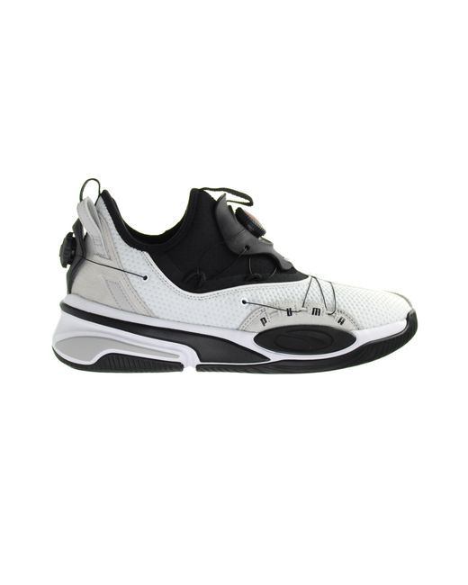 PUMA Black Double Disc Trainers for men