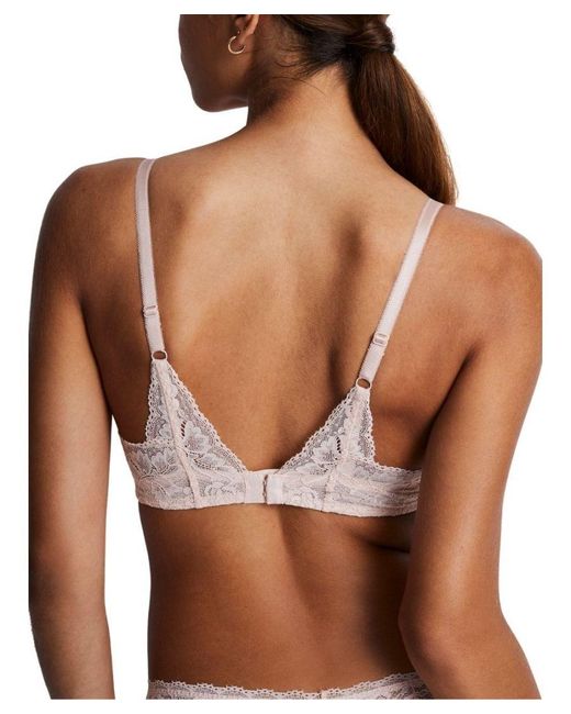 Aubade Rosessence Care High Apex Plunge Bra Polyamide in Brown