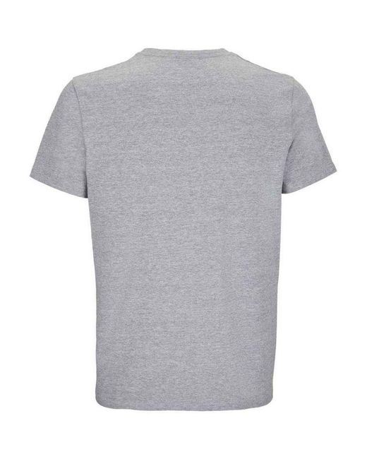 Sol's Gray Adult Legend Marl Organic T-Shirt Marl)