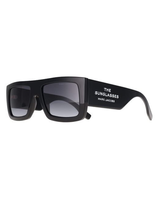 Marc Jacobs Black Rectangle Dark Gradient 775/S