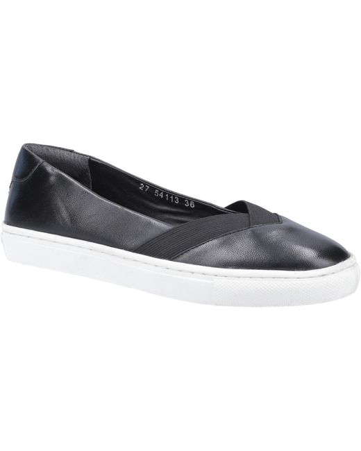 Hush Puppies Blue Tiffany Slip On Shoes Leather