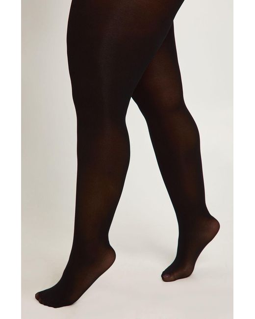 Boohoo Black Plus Shaper 60 Denier 3 Pack Tights