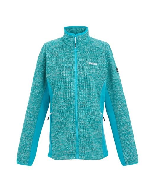 Regatta Blue Ladies Highton Iv Full Zip Fleece Jacket (Tahoe)