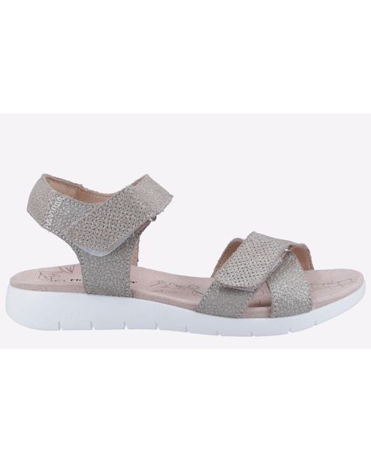 Fleet Foster Black Marigold Memory Foam Sandals