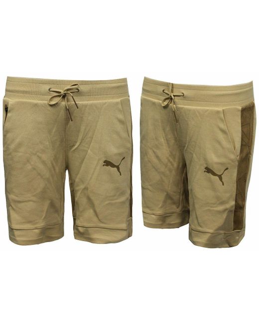 PUMA Green Evo Stretch Waist Bottoms Shorts 574524 01 Cotton for men