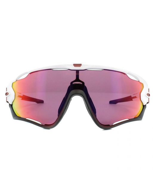 Oakley Pink Wrap Polished Prizm Road Sunglasses for men