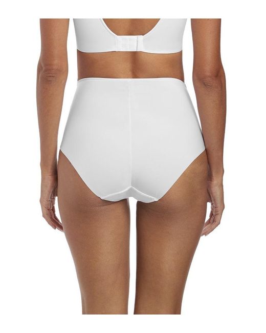 Fantasie White Illusion Brief High Waist Polyamide