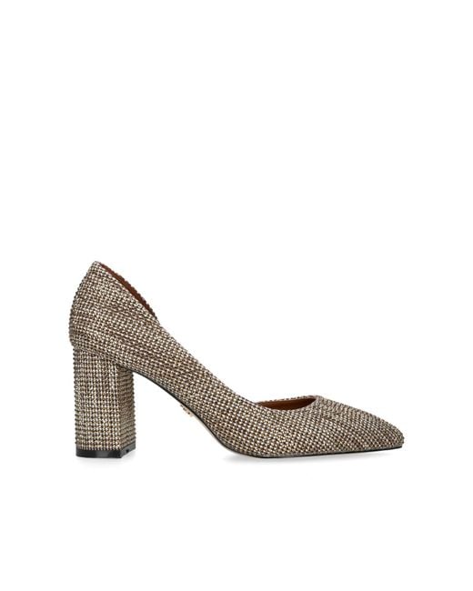 Kurt Geiger White Burlington Court Heels