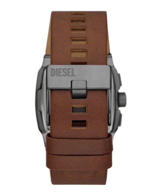 DIESEL Blue Cliffhanger Watch Dz4641 Leather (Archived) for men