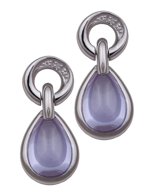 Orphelia Blue 925 Sterling Drop Earrings