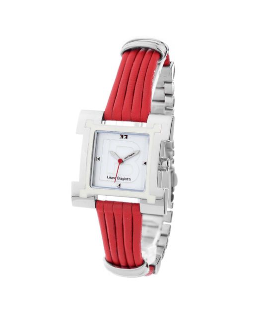 Laura Biagiotti Red Ladies Watch Quartz Stainless Steel