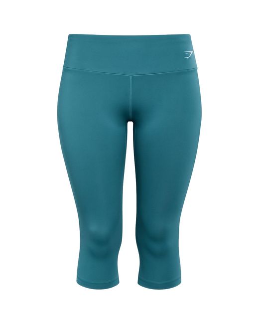 GYMSHARK Blue Fit Cropped Leggings