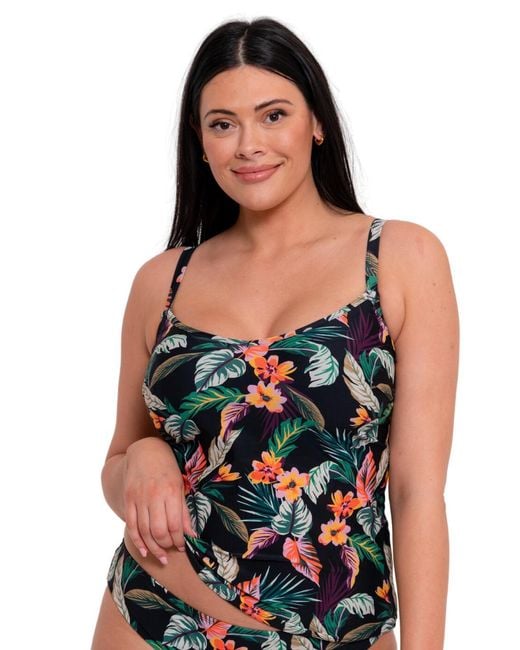 Curvy Kate Black Cuba Libre Tankini Top