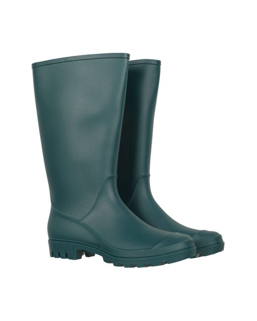 Mountain Warehouse Green 'Splash' Wellies Eva Cushioning Waterproof Rain Boots