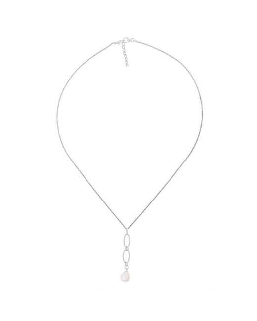 Orphelia Metallic 'Alivina' 925 Sterling Chain With Pendant