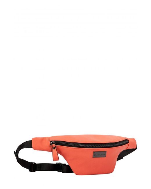 Claudia Canova Red Matte Crossbody Bum Bag