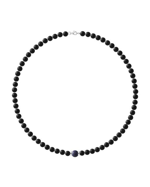 Rodney & Rolf Black Necklace Sterling 925 Shefield