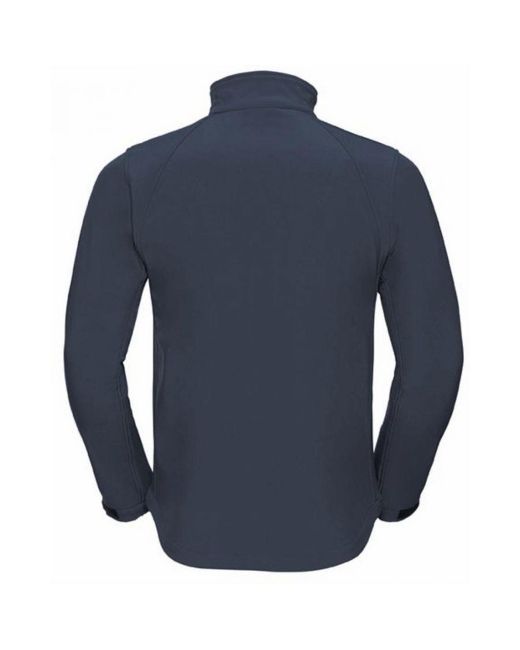 Russell Blue Water Resistant & Windproof Softshell Jacket (French) for men