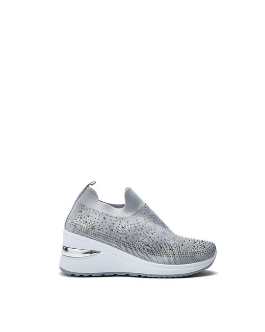 b.soleful White Savina Sneakers Faux Leather