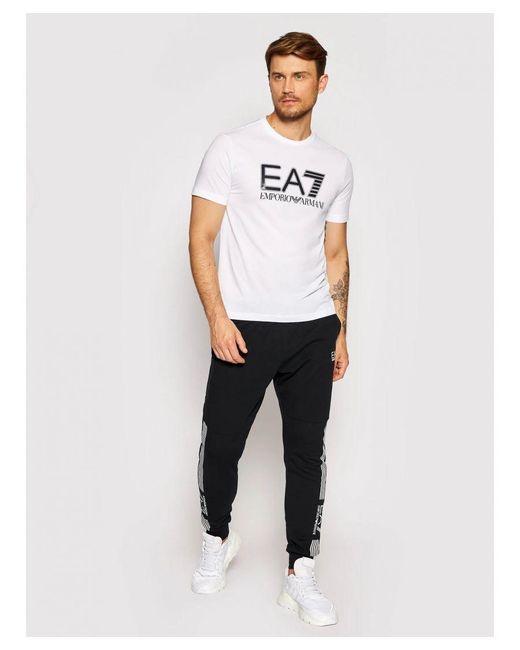 EA7 White Emporio Armani Short Sleeve T-Shirt, Cotton for men