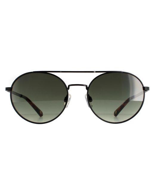 Ted Baker Brown Round Tb1531 Warner Sunglasses Metal