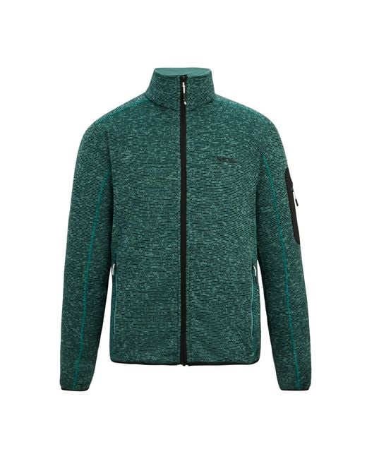Regatta Green Newhill Marl Full Zip Fleece Jacket (Arctic) for men