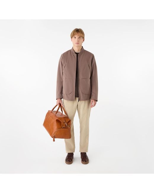 Oliver Sweeney Brown Showerproof Bomber Jacket for men