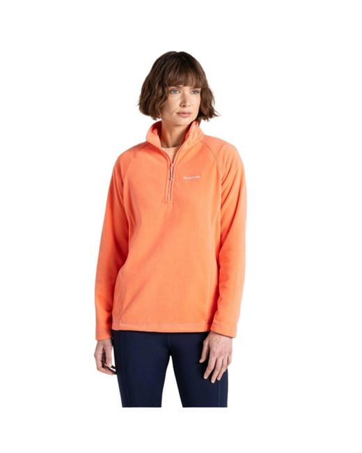 Craghoppers Orange Miska Vi Half Zip Micro Fleece Midlayer Top Cwa265