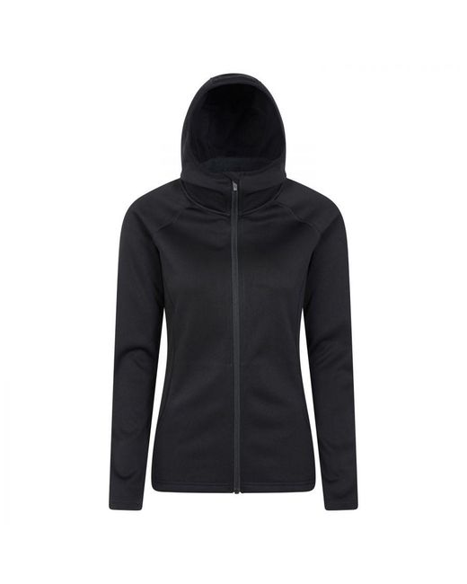 Mountain Warehouse Dynamic Chakra Isocool Full Zip Hoodie (zwart) in het Black