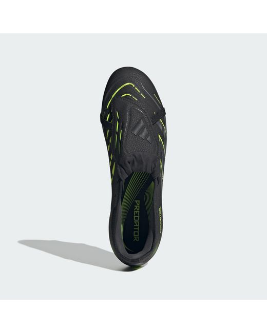 Adidas Originals Black Predator Pro Fold-Over Tongue Firm Ground Boots
