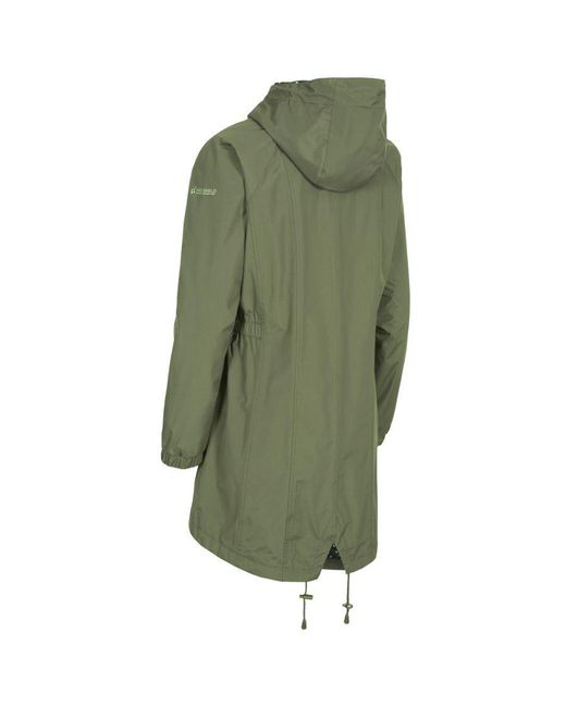 Trespass Green Ladies Waterproof Shell Jacket (Moss)